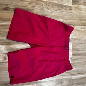 Men's Adidas Golf Shorts- Red Size 32